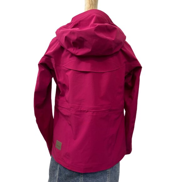 Lululemon Raspberry Water-Repellent Windproof Hooded Pullover Jacket - Picture 2 of 6